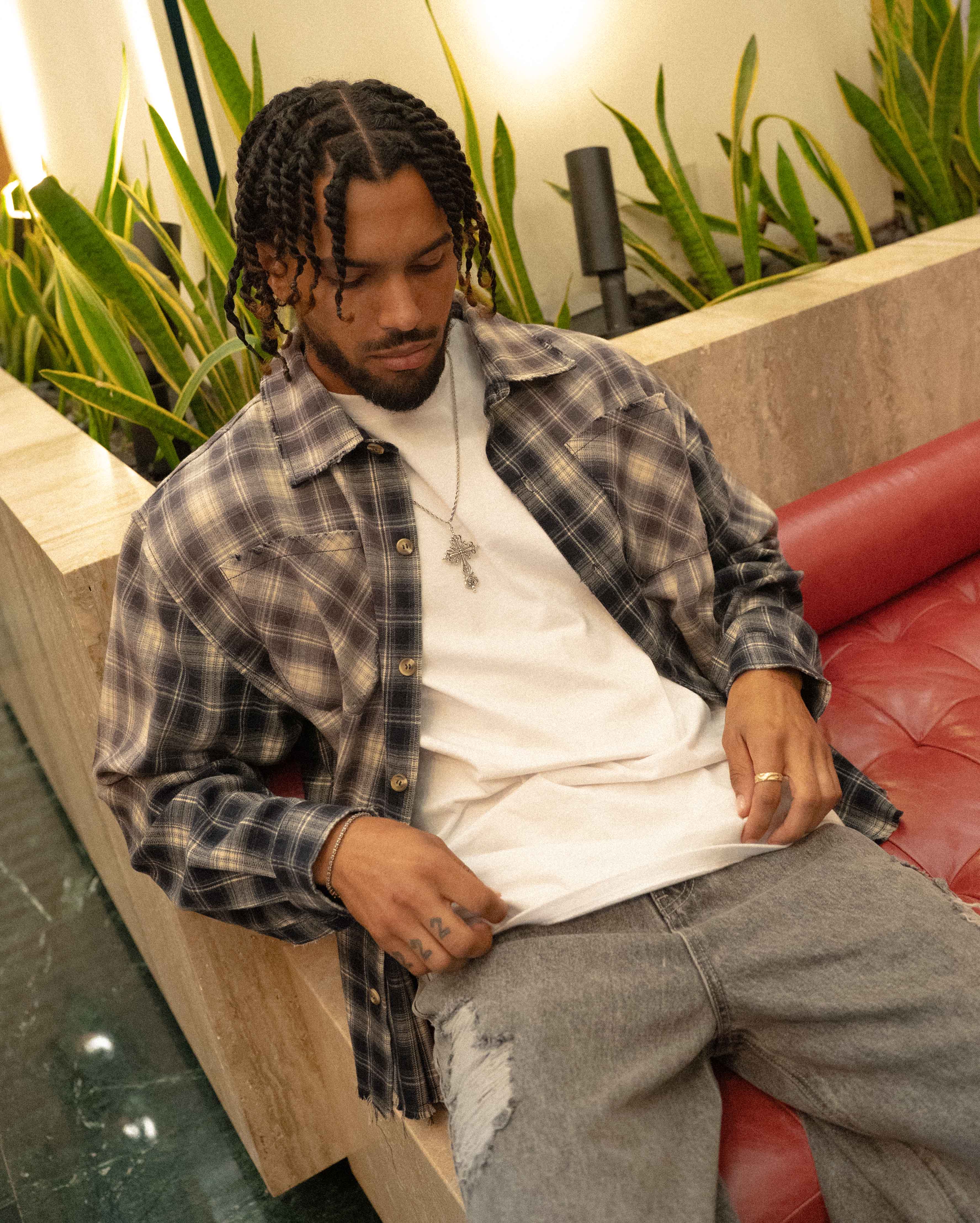 EPTM Bleached Flannels - Navy EPTM Bleached Flannels - Navy