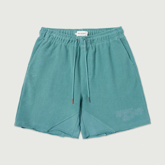 Block Party Reverse Terry Short - Green