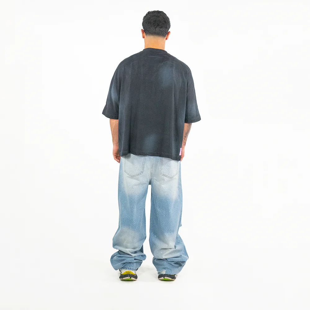 BLACK COLORÁTO RHINESTONES TEE BLACK COLORÁTO RHINESTONES TEE