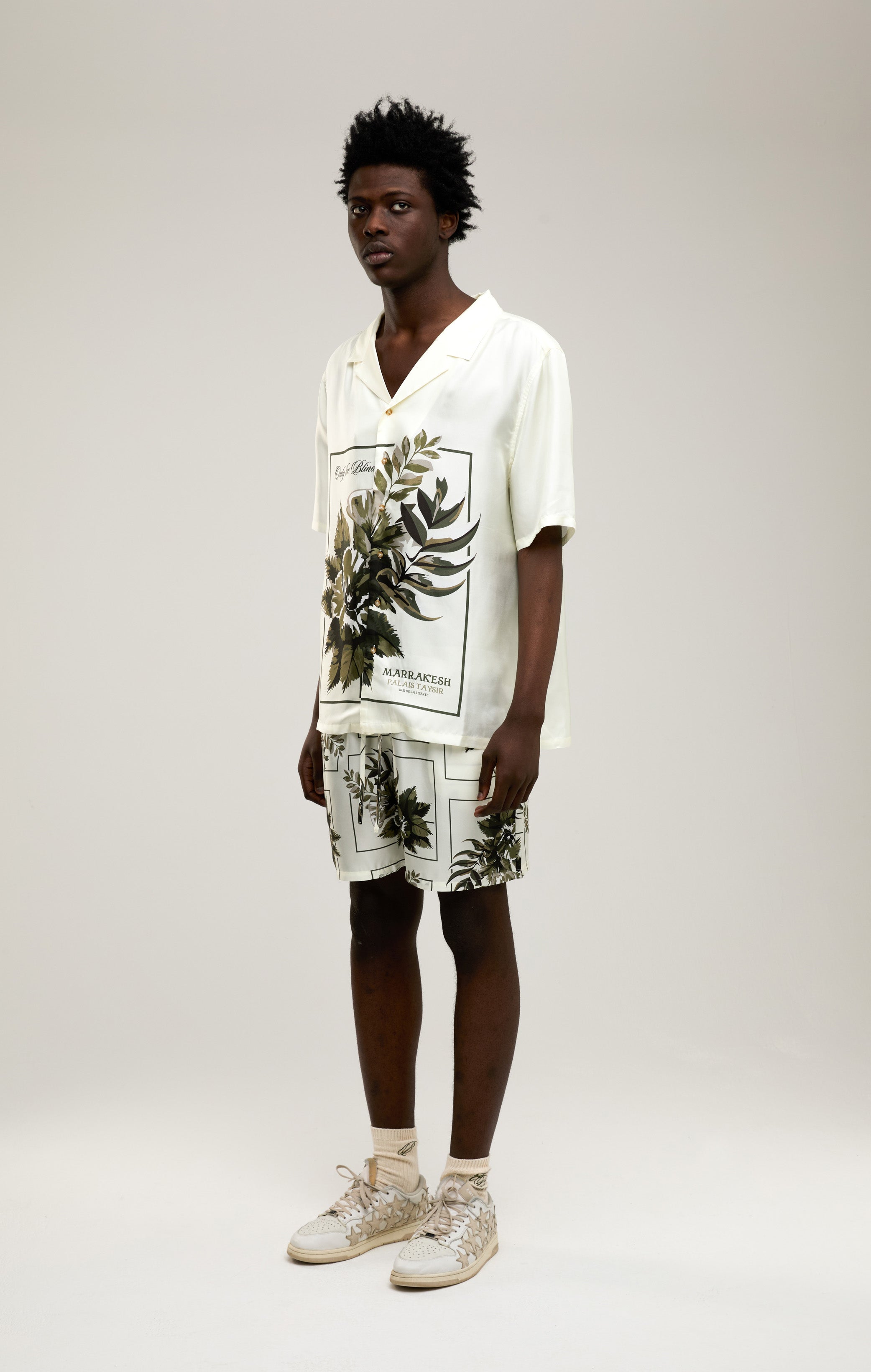 BOTANICAL SILK SHORTS BOTANICAL SILK SHORTS