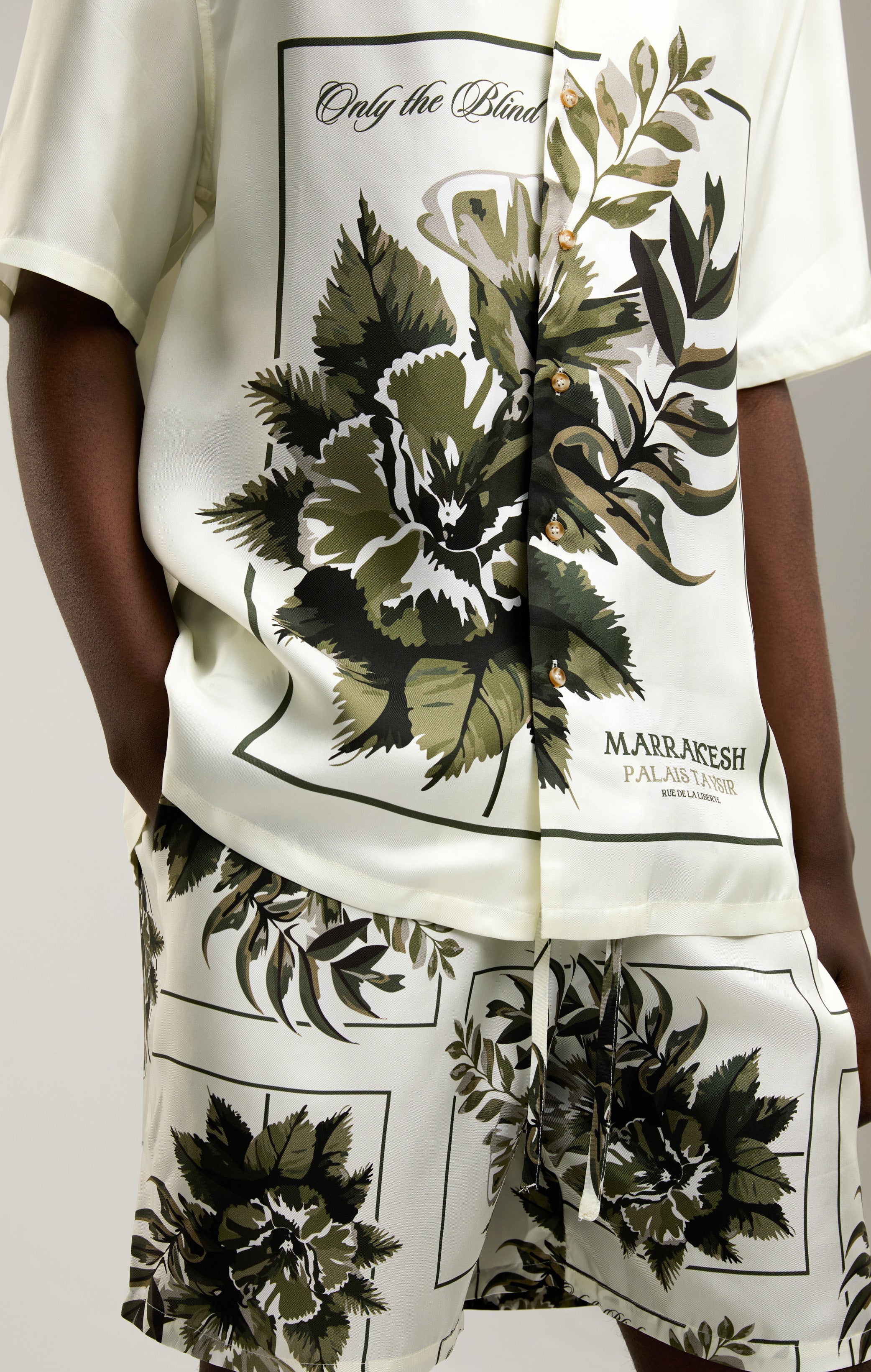 BOTANICAL SILK SHORTS BOTANICAL SILK SHORTS