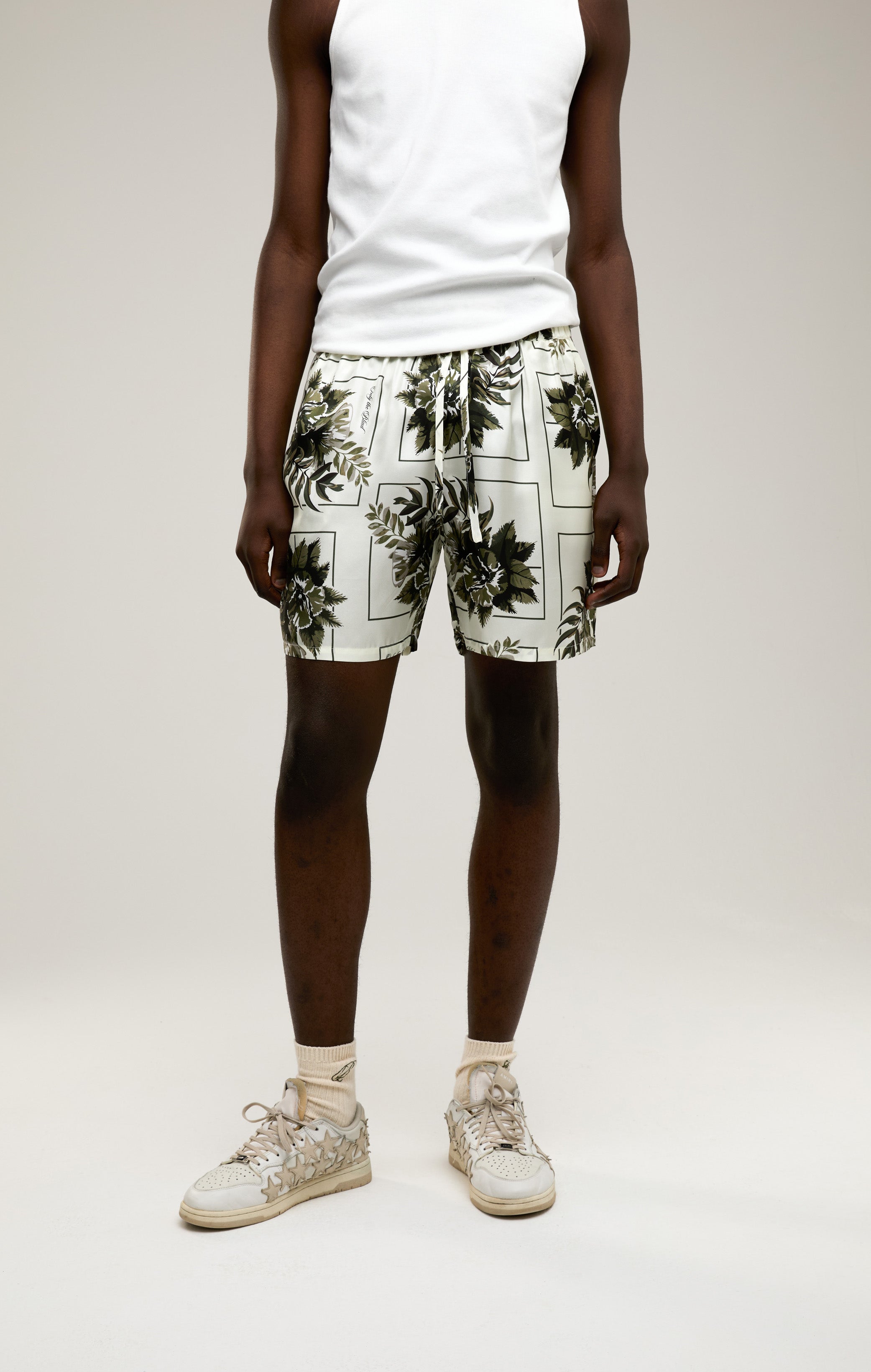 BOTANICAL SILK SHORTS BOTANICAL SILK SHORTS