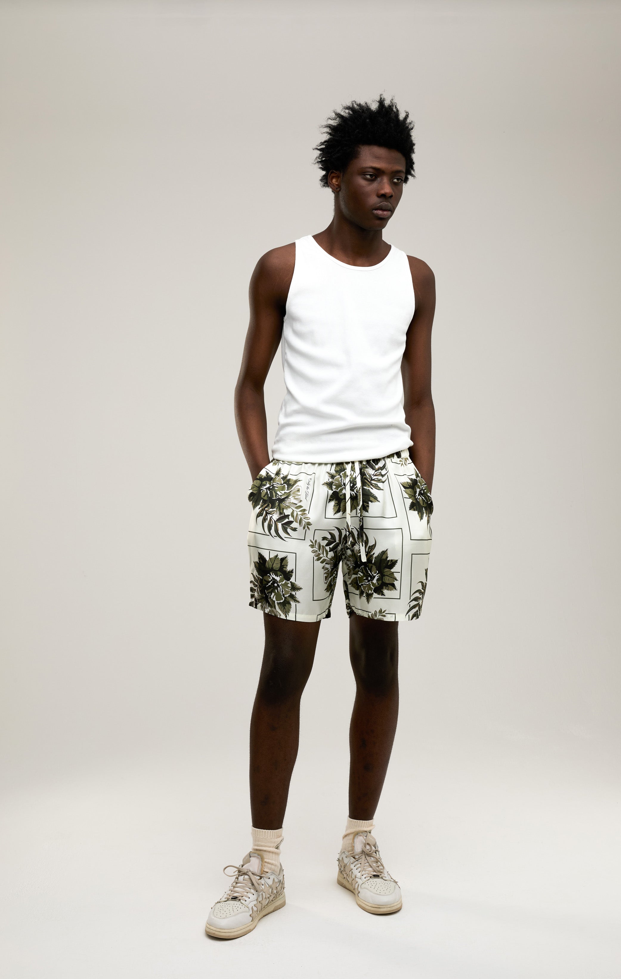 BOTANICAL SILK SHORTS BOTANICAL SILK SHORTS