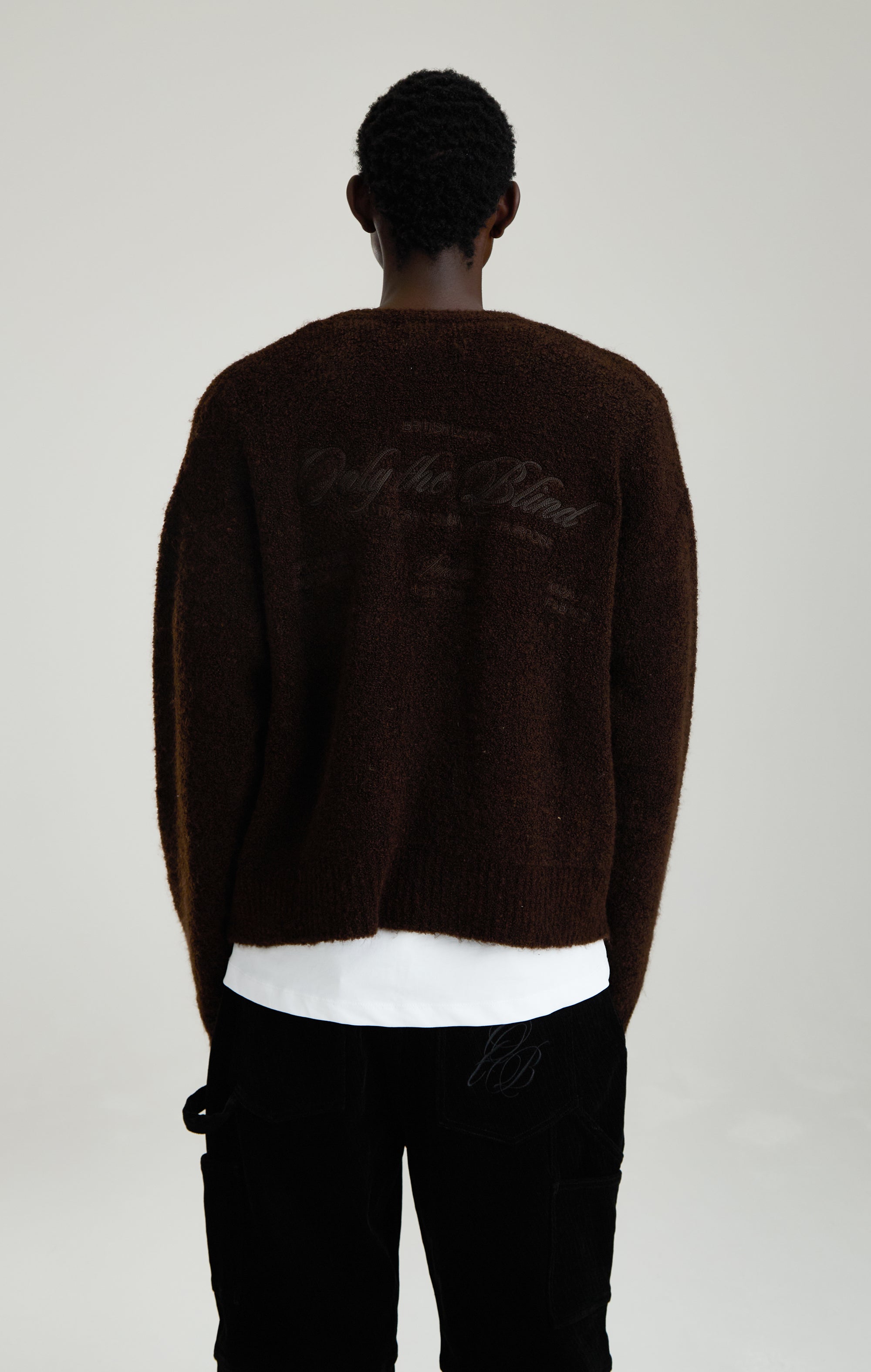 BROWN STUDIO DEPT. CARDIGAN BROWN STUDIO DEPT. CARDIGAN