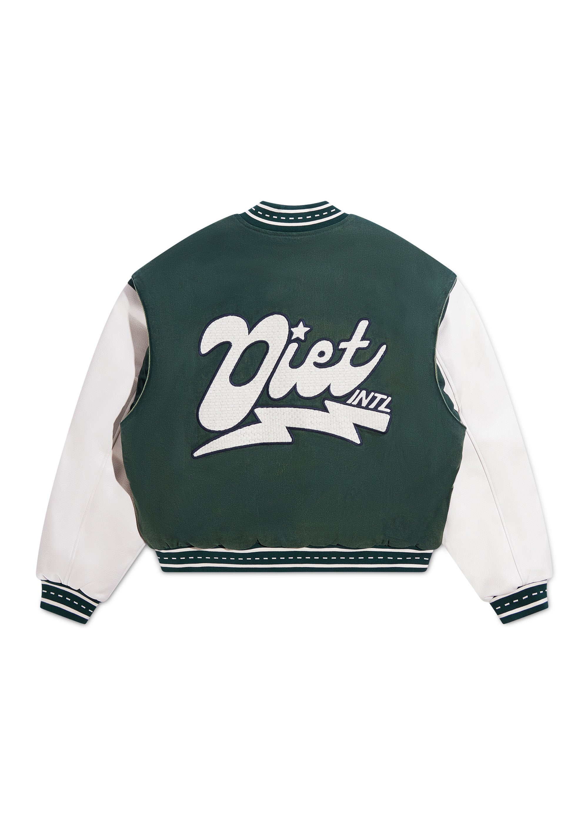 Denim Bomber - Hunter/Cream Denim Bomber - Hunter/Cream