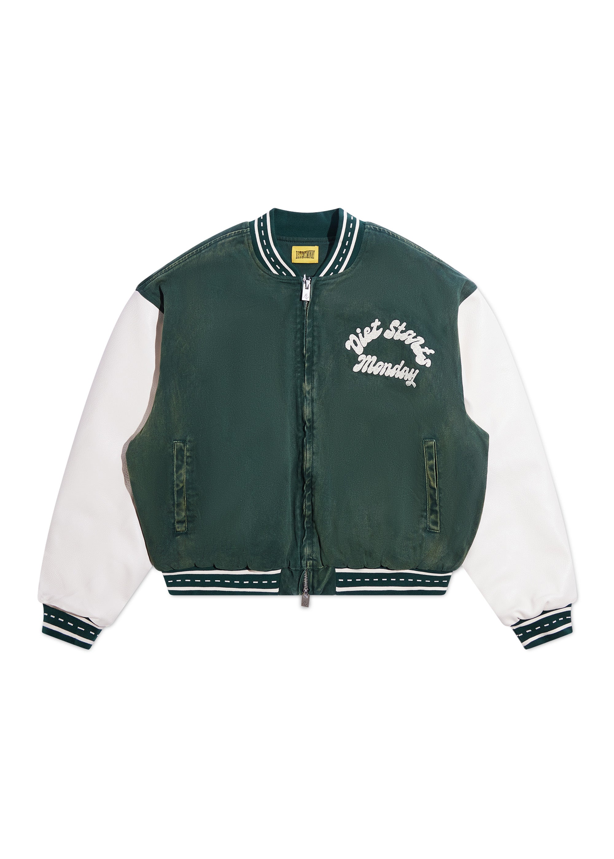 Denim Bomber - Hunter/Cream Denim Bomber - Hunter/Cream