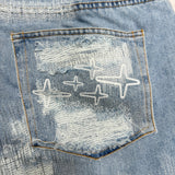 Distressed Denim Shorts Distressed Denim Shorts