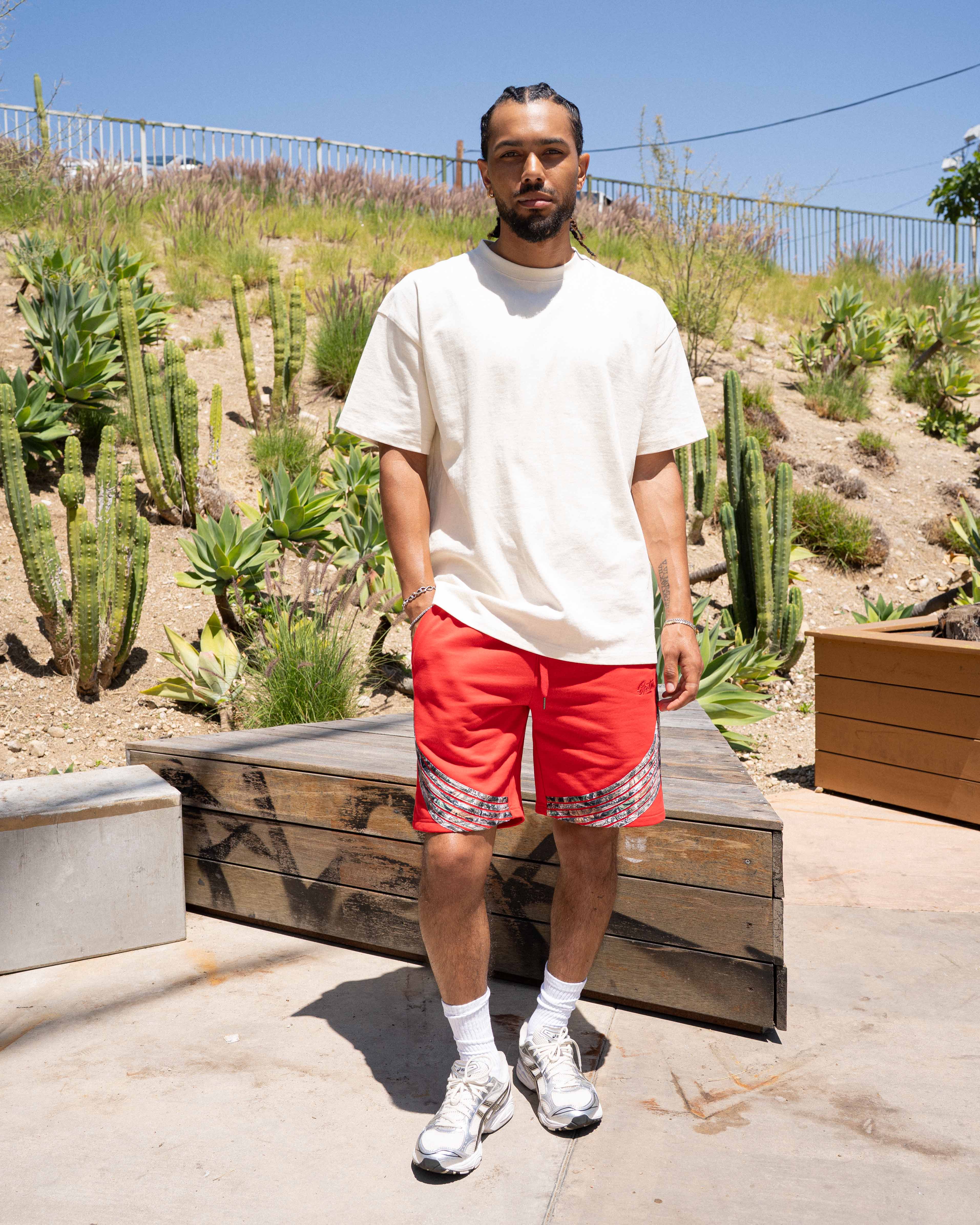 EPTM Camo Highland Shorts - Red EPTM Camo Highland Shorts - Red