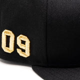 CAP107 - MSTR FITTED HAT / BLACK & GOLD CAP107 - MSTR FITTED HAT / BLACK & GOLD