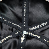 MSTR X Mitchell & Ness Snapback Hat - Black on Black MSTR X Mitchell & Ness Snapback Hat - Black on Black