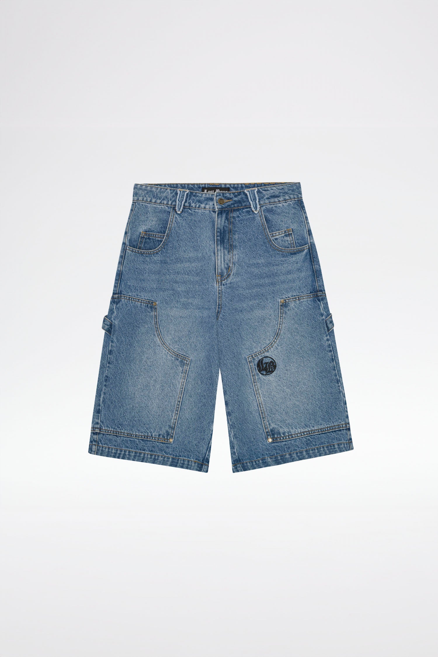 CARPENTER JORTS - Stonewashed Blue CARPENTER JORTS - Stonewashed Blue