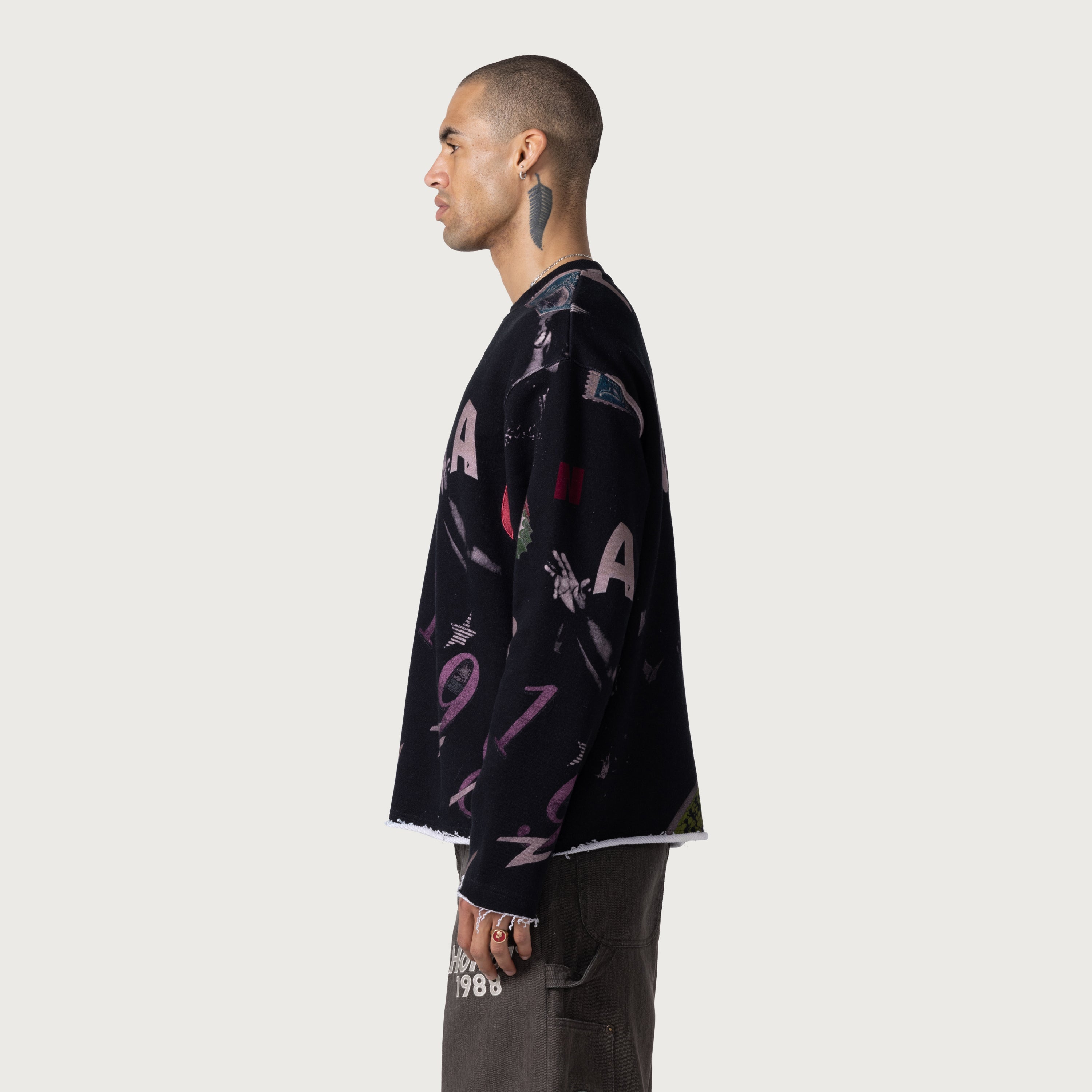 Collage Crewneck - Black Collage Crewneck - Black