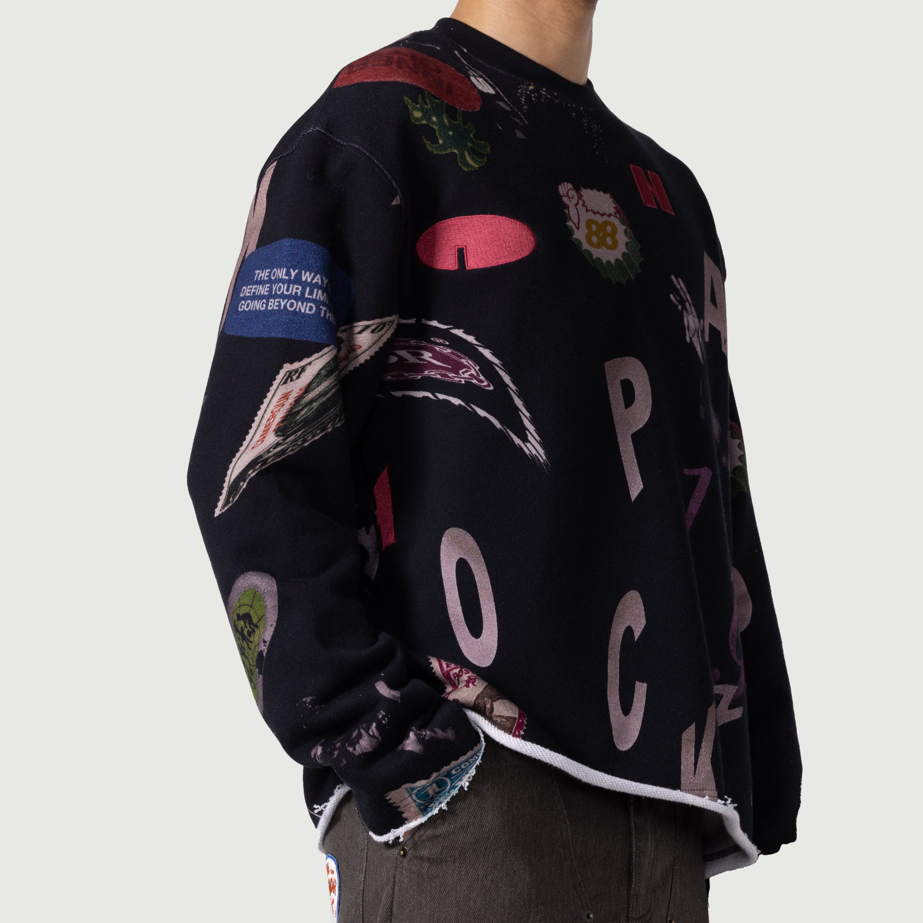 Collage Crewneck - Black Collage Crewneck - Black