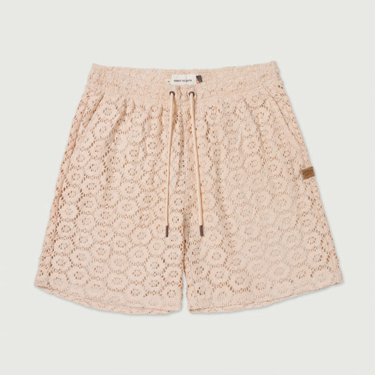 Crochet Short - Bone