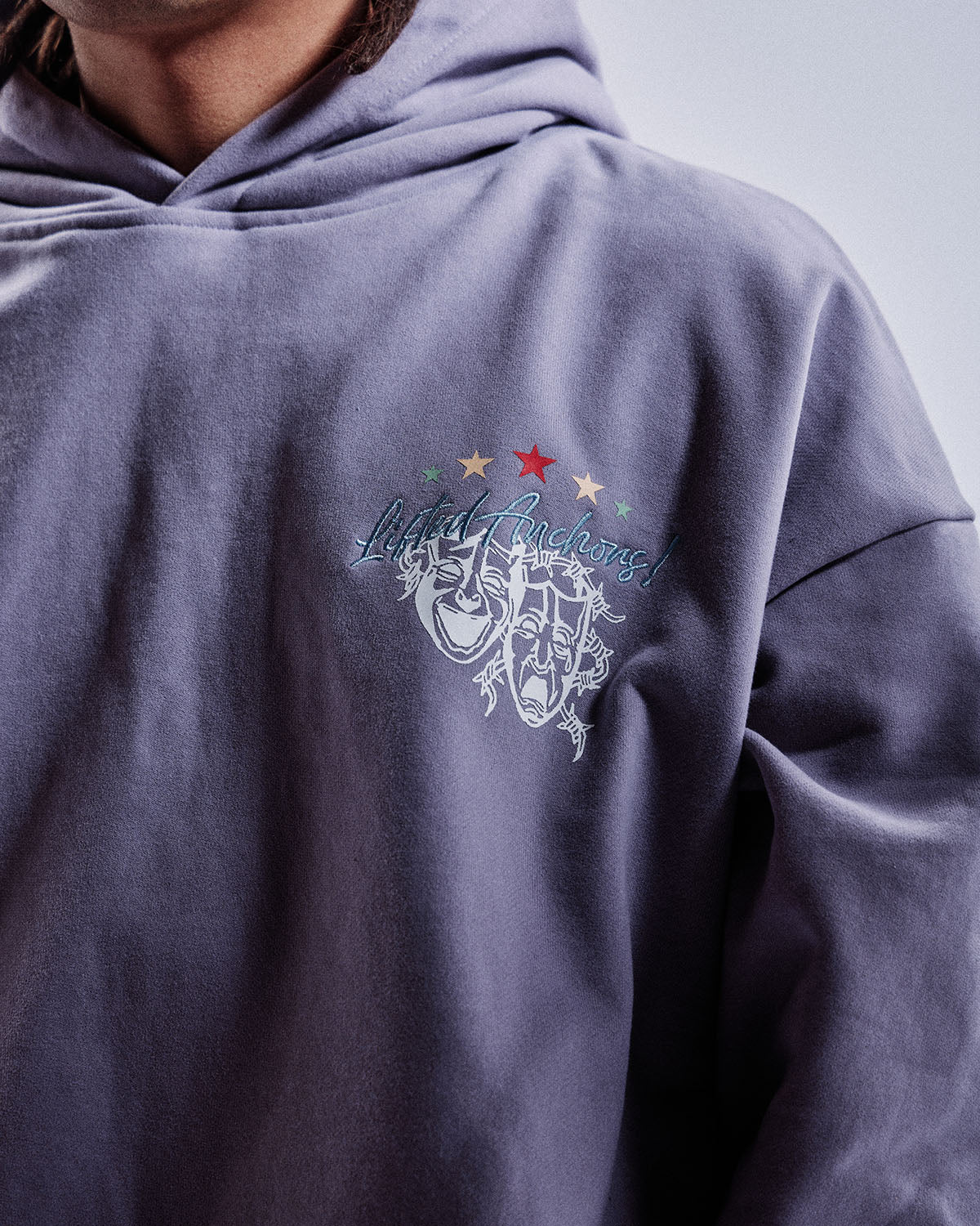 "Cry Later" Hoodie (Burnt Purple) "Cry Later" Hoodie (Burnt Purple)