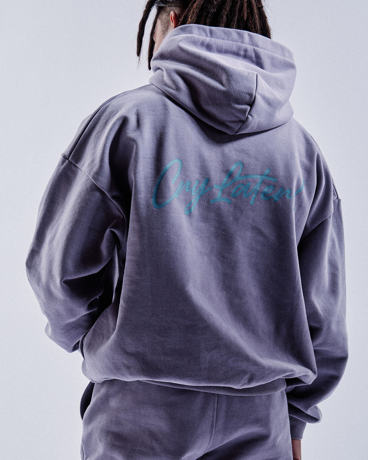 "Cry Later" Hoodie (Burnt Purple) "Cry Later" Hoodie (Burnt Purple)