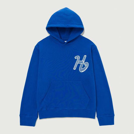 Cursive Honor Hoodie - Blue