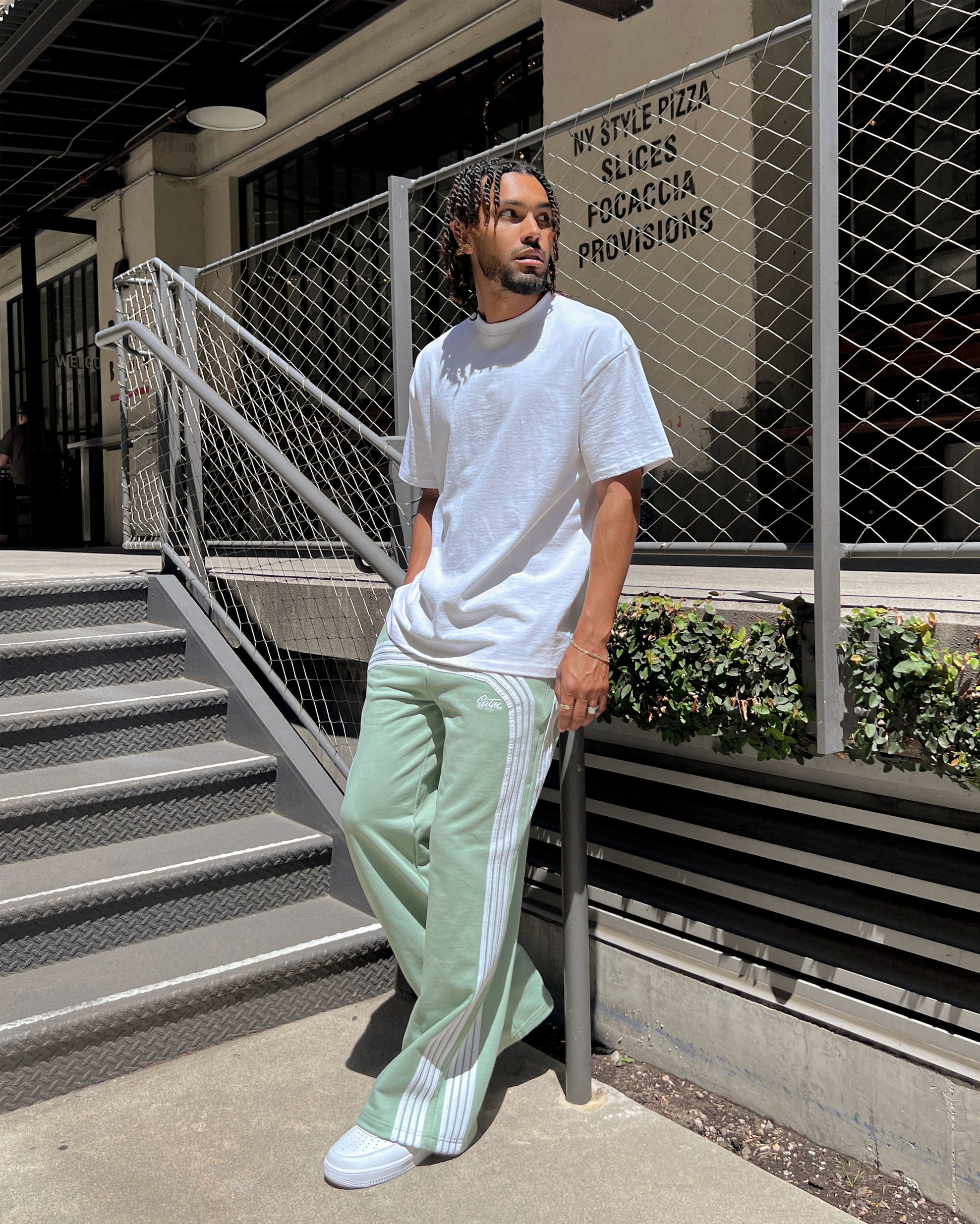 EPTM Curve Terry Pants - Sage EPTM Curve Terry Pants - Sage