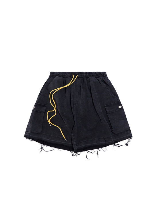 Canvas Cargo Short - Black