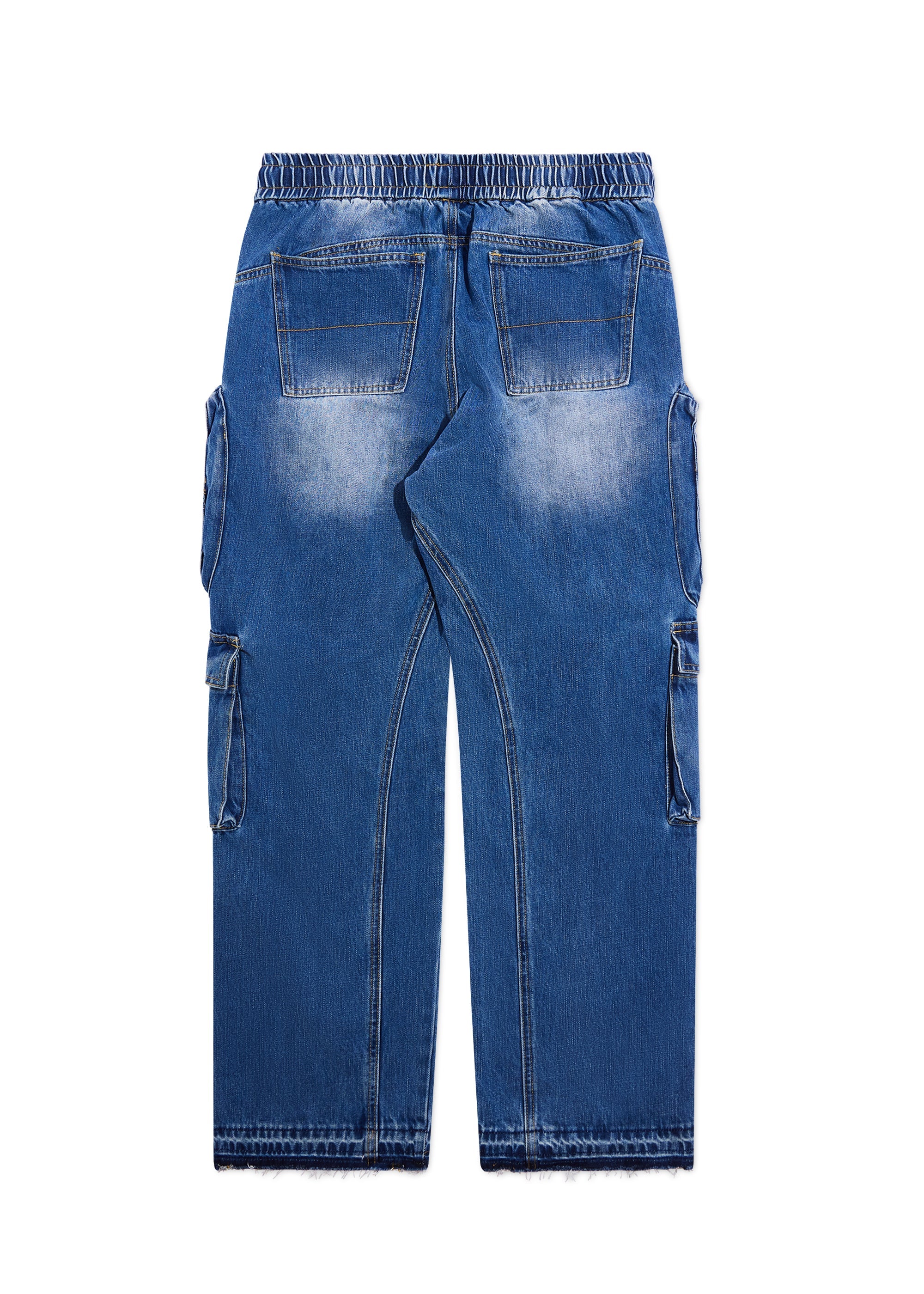 Release Cargo Denim - Washed Blue Release Cargo Denim - Washed Blue