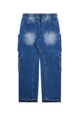 Release Cargo Denim - Washed Blue Release Cargo Denim - Washed Blue