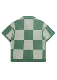 Checker Crotchet Shirt - Sage Checker Crotchet Shirt - Sage