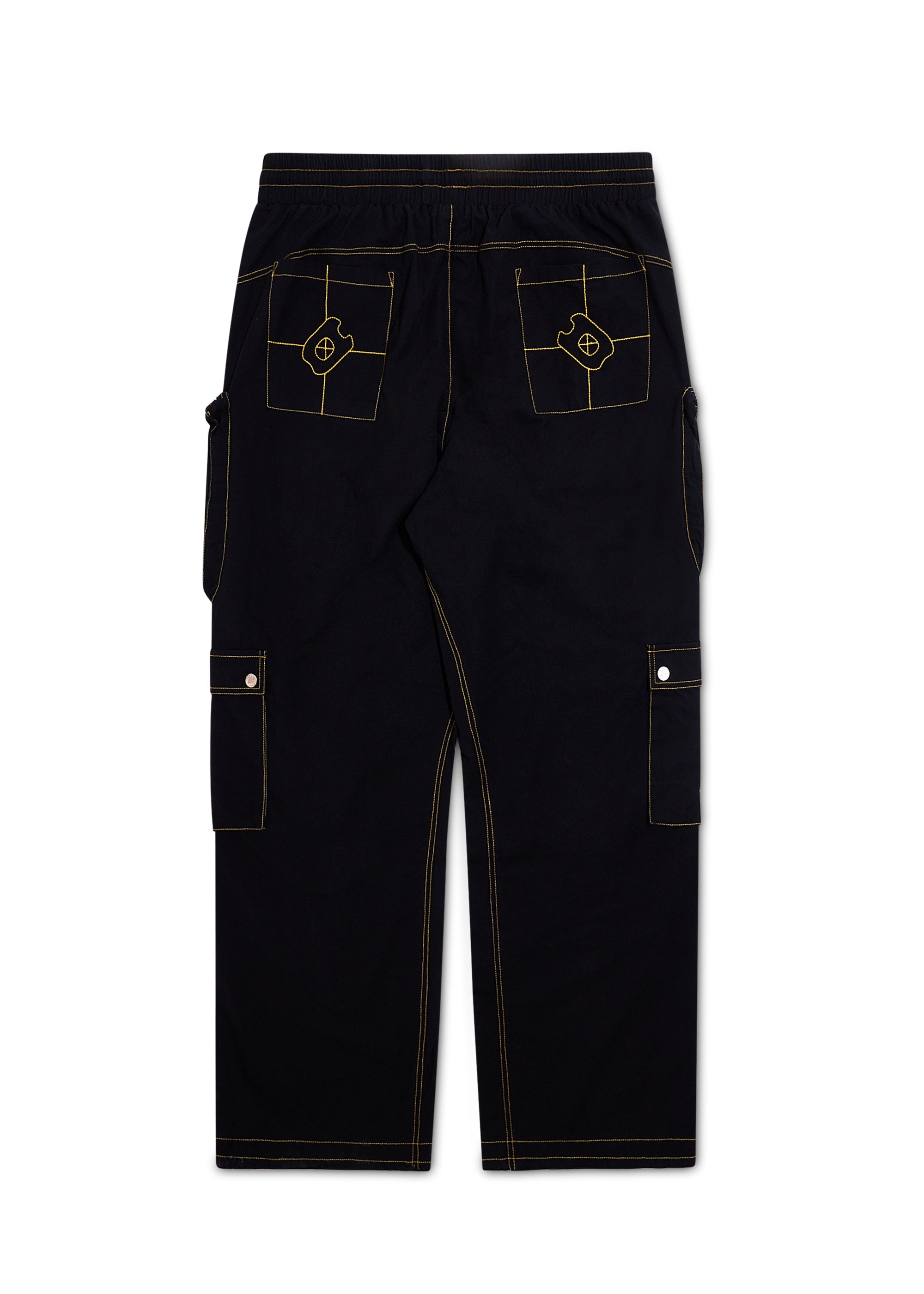 Contrast Cargo Pants - Black Contrast Cargo Pants - Black