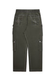Contrast Cargo Pants - Olive Contrast Cargo Pants - Olive
