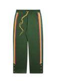Crochet Panel Pant - Green Crochet Panel Pant - Green