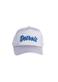 Detroit Souvenir Hat (Silver Satin) Detroit Souvenir Hat (Silver Satin)
