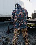 Jesse Allover Print Hoodie (Blue) Jesse Allover Print Hoodie (Blue)