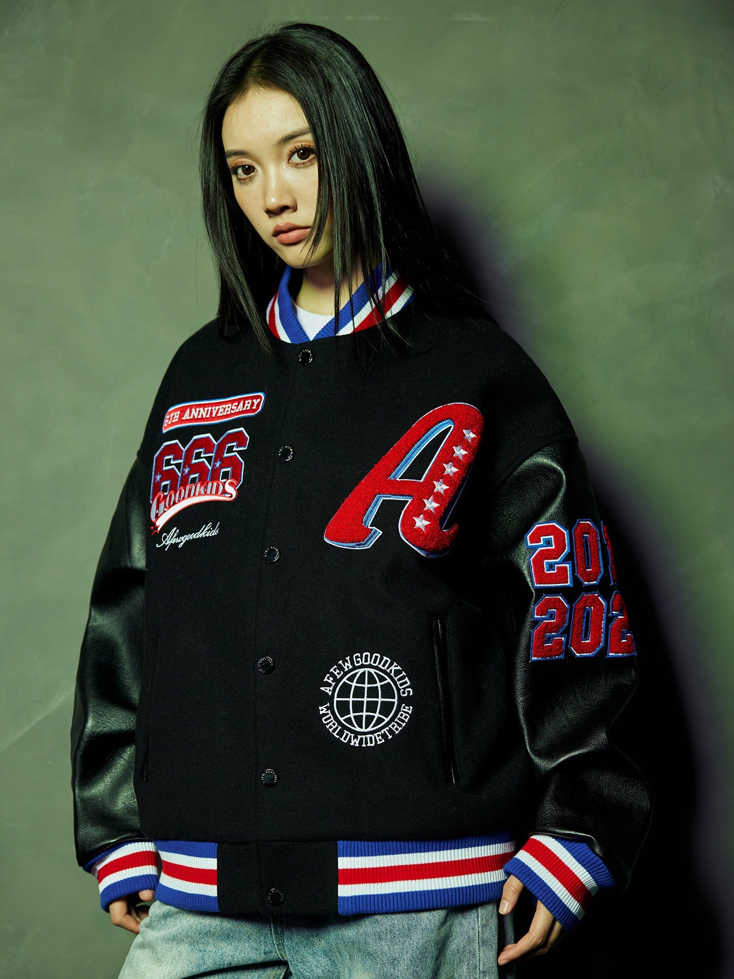 DONCARE(AFGK) “6th Anniversary Edition varsity jacket” DONCARE(AFGK) “6th Anniversary Edition varsity jacket”