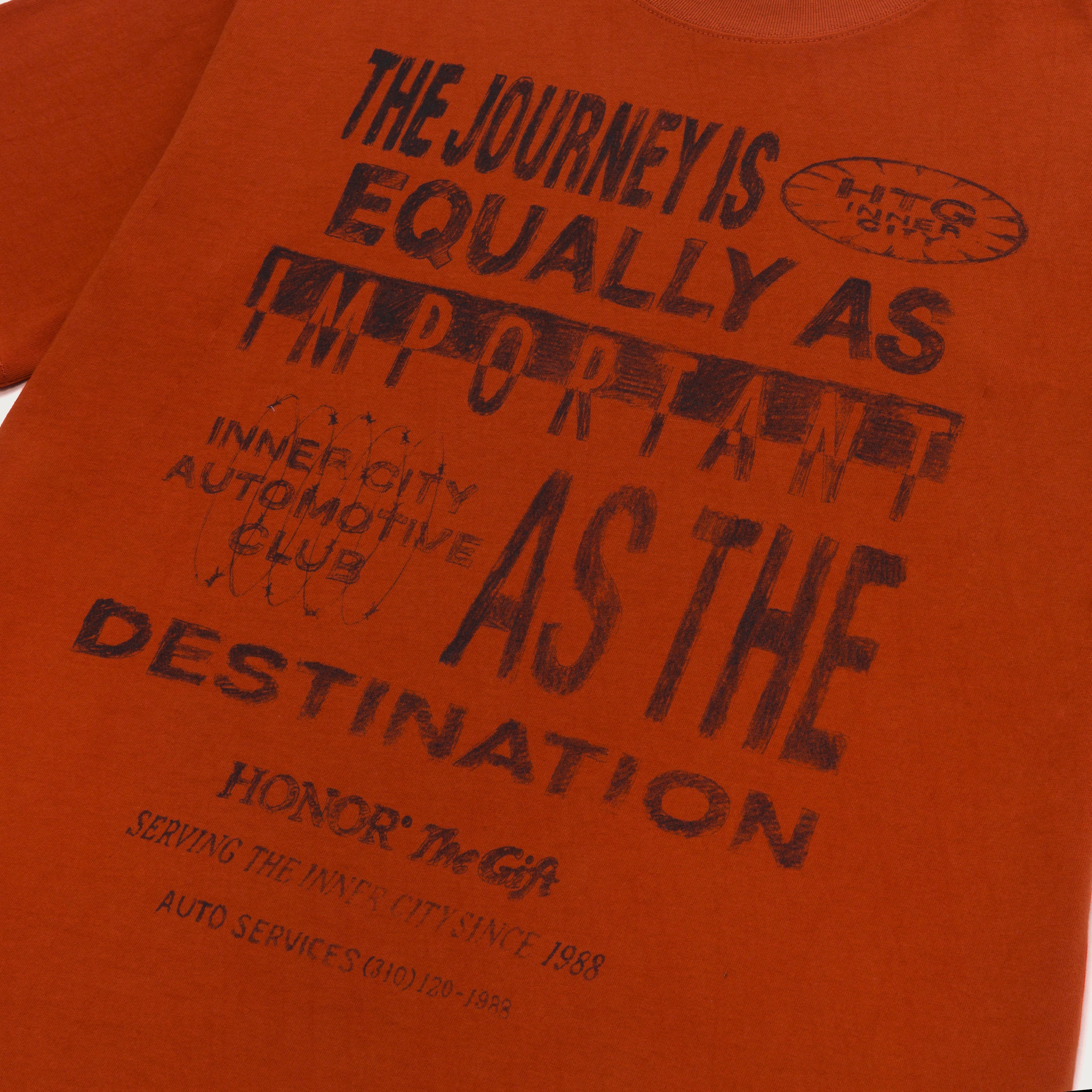 Traveled Journey Tee - Brown Traveled Journey Tee - Brown