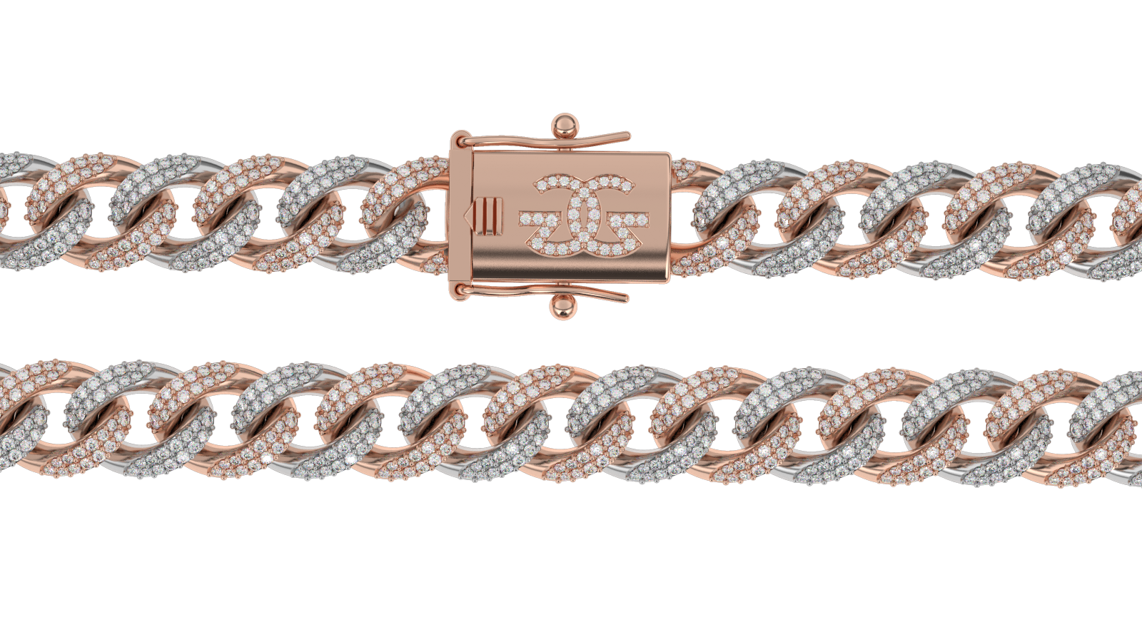 Diamond Cuban Link Chain (10mm) Diamond Cuban Link Chain (10mm)