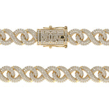 Diamond Infinity Link Chain White Gold Diamond Infinity Link Chain White Gold