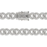 Diamond Infinity Link Chain White Gold Diamond Infinity Link Chain White Gold