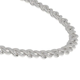 Diamond Infinity Link Chain White Gold Diamond Infinity Link Chain White Gold