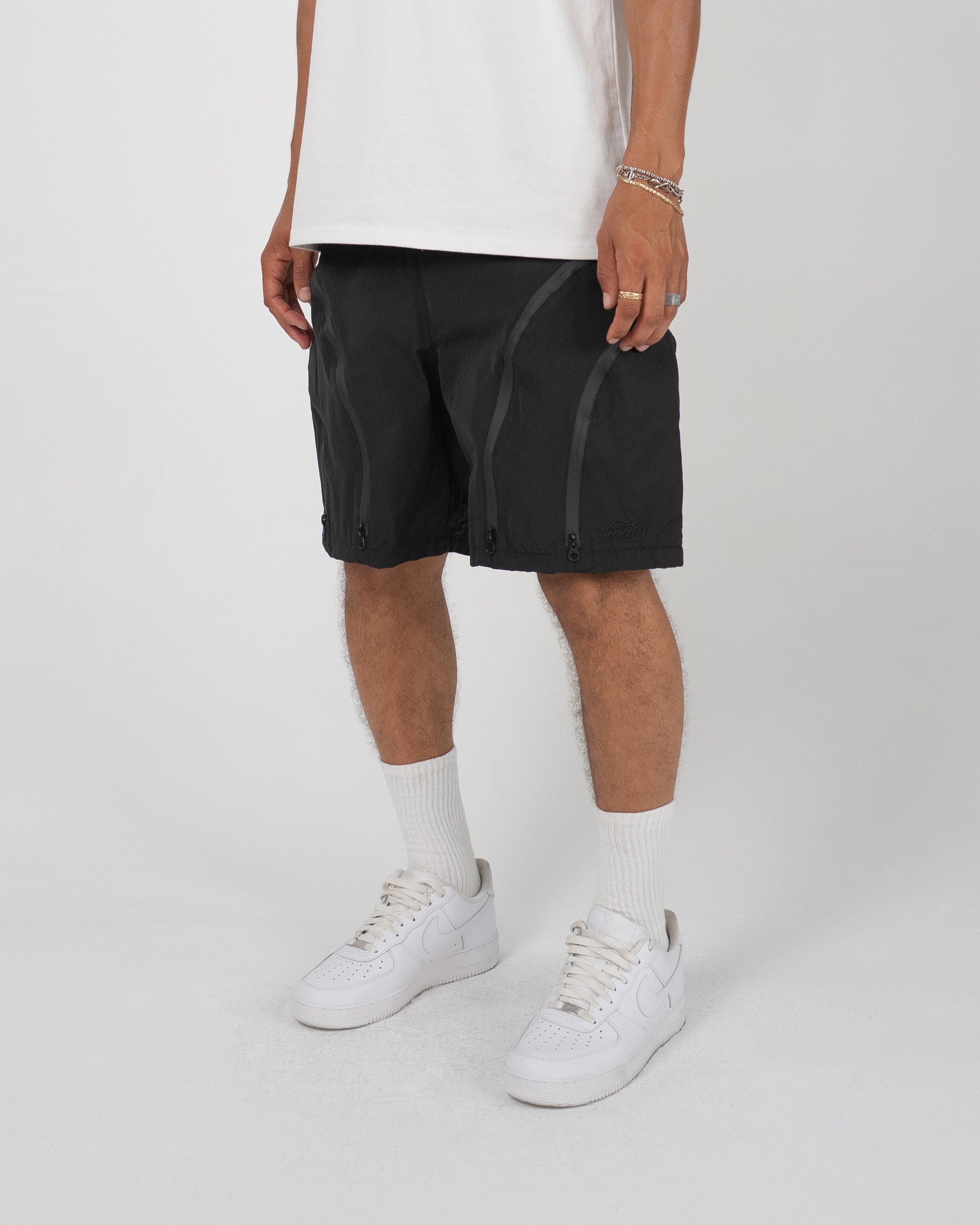 EPTM Double Zip Shorts - Black EPTM Double Zip Shorts - Black