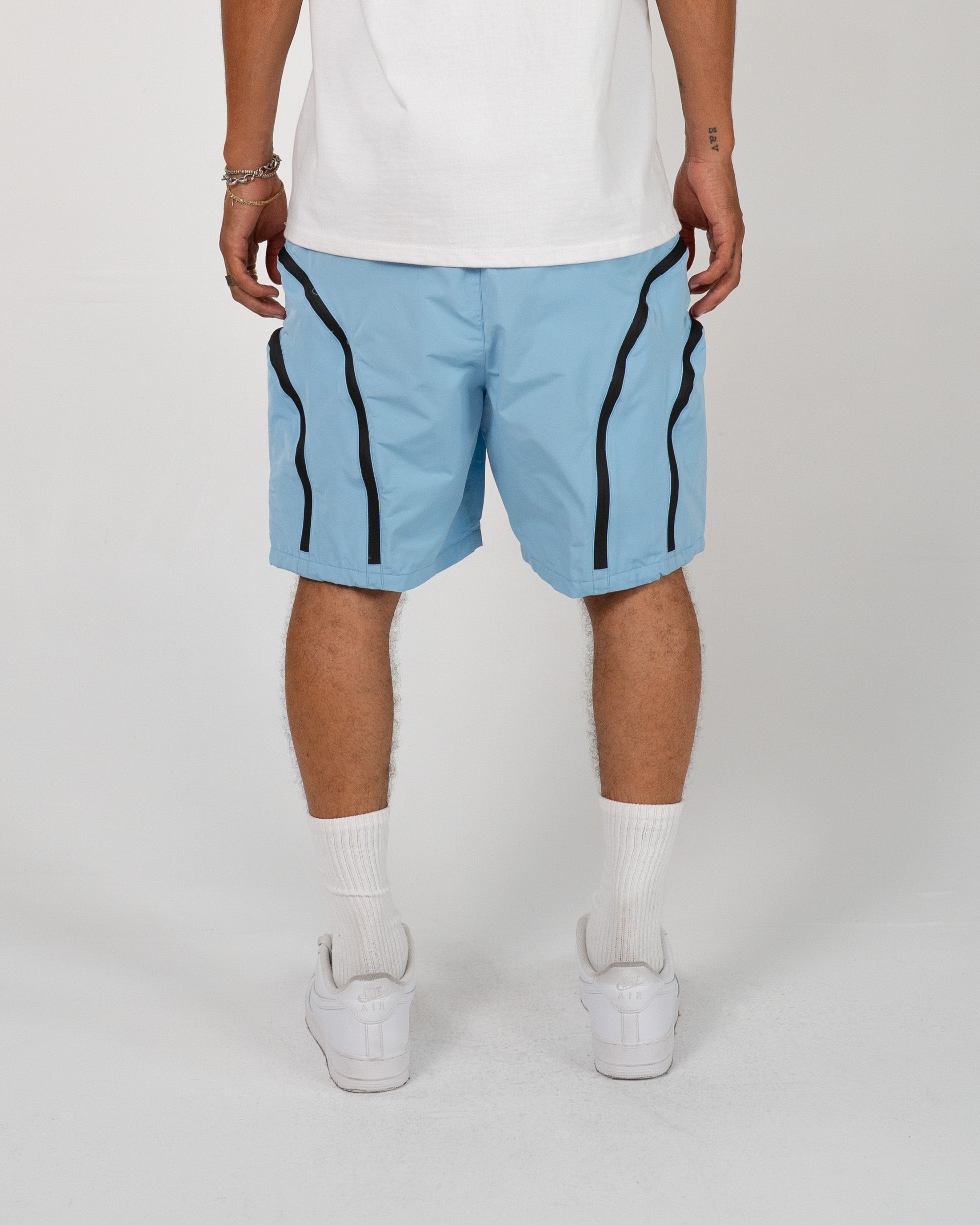 EPTM Double Zip Shorts - Sky Blue EPTM Double Zip Shorts - Sky Blue
