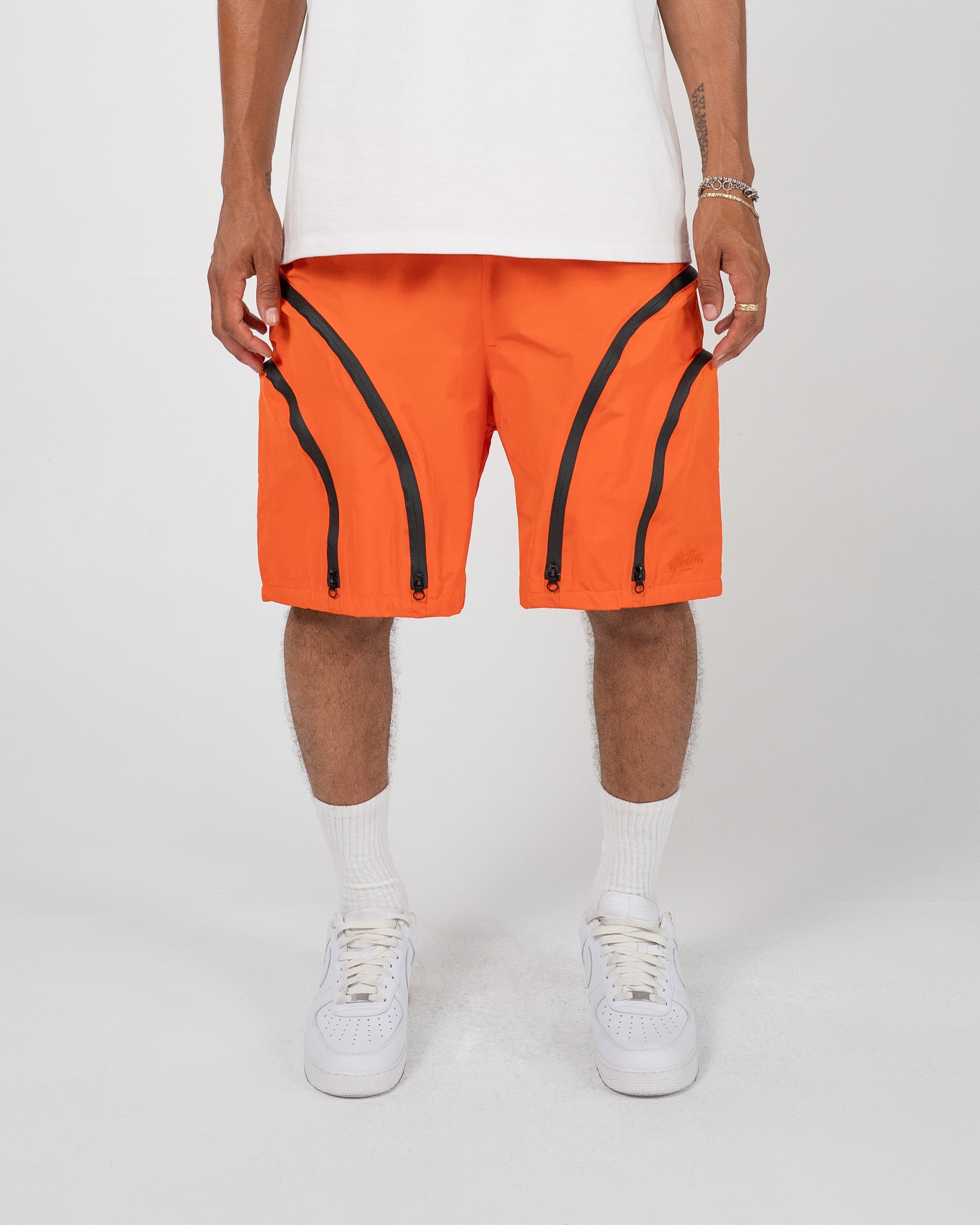 EPTM Double Zip Shorts - Orange EPTM Double Zip Shorts - Orange
