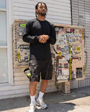 EPTM Double Zip Shorts - Black EPTM Double Zip Shorts - Black