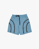 EPTM Double Zip Shorts - Sky Blue EPTM Double Zip Shorts - Sky Blue
