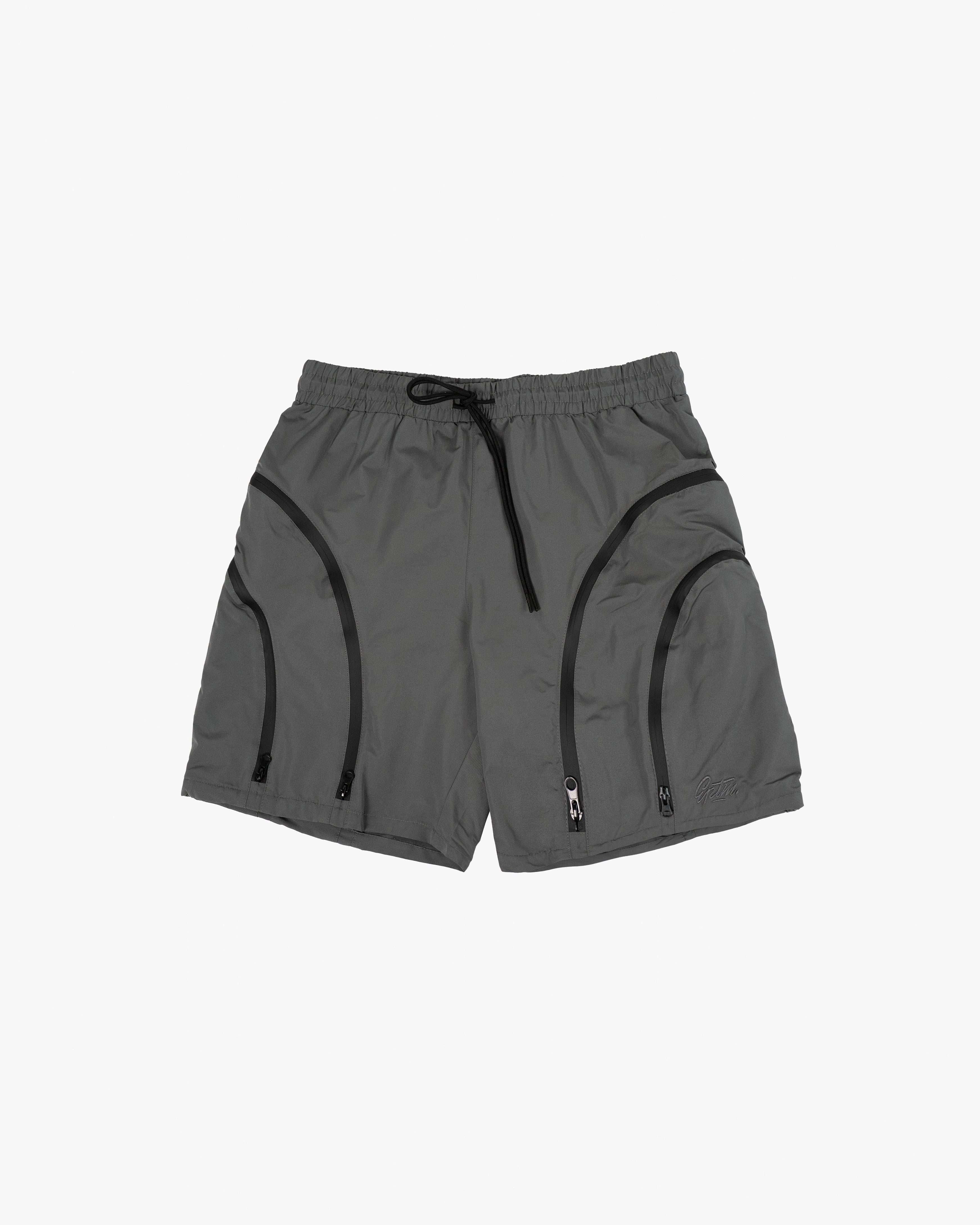 EPTM Double Zip Shorts - Grey EPTM Double Zip Shorts - Grey