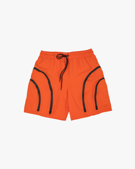 EPTM Double Zip Shorts - Orange