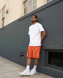 EPTM Double Zip Shorts - Orange EPTM Double Zip Shorts - Orange