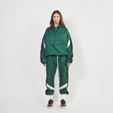 parachute track pant 2.5 / hunter green + black + ivory parachute track pant 2.5 / hunter green + black + ivory