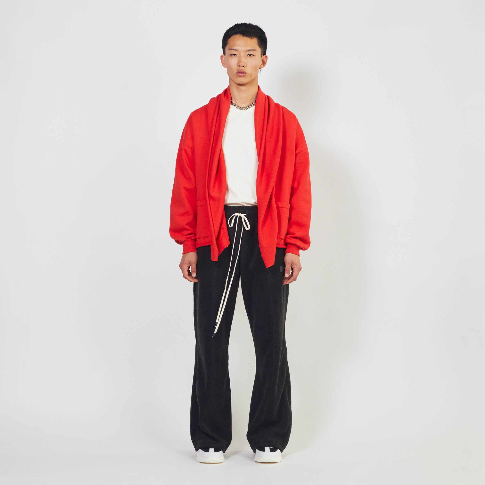 bootcut sweatpants / black polar bootcut sweatpants / black polar