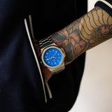 DS103SS - DAY TRIP STEEL SILVER & BLUE WATCH DS103SS - DAY TRIP STEEL SILVER & BLUE WATCH