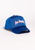 Los Angeles Souvenir Hat (Blue Satin) Los Angeles Souvenir Hat (Blue Satin)