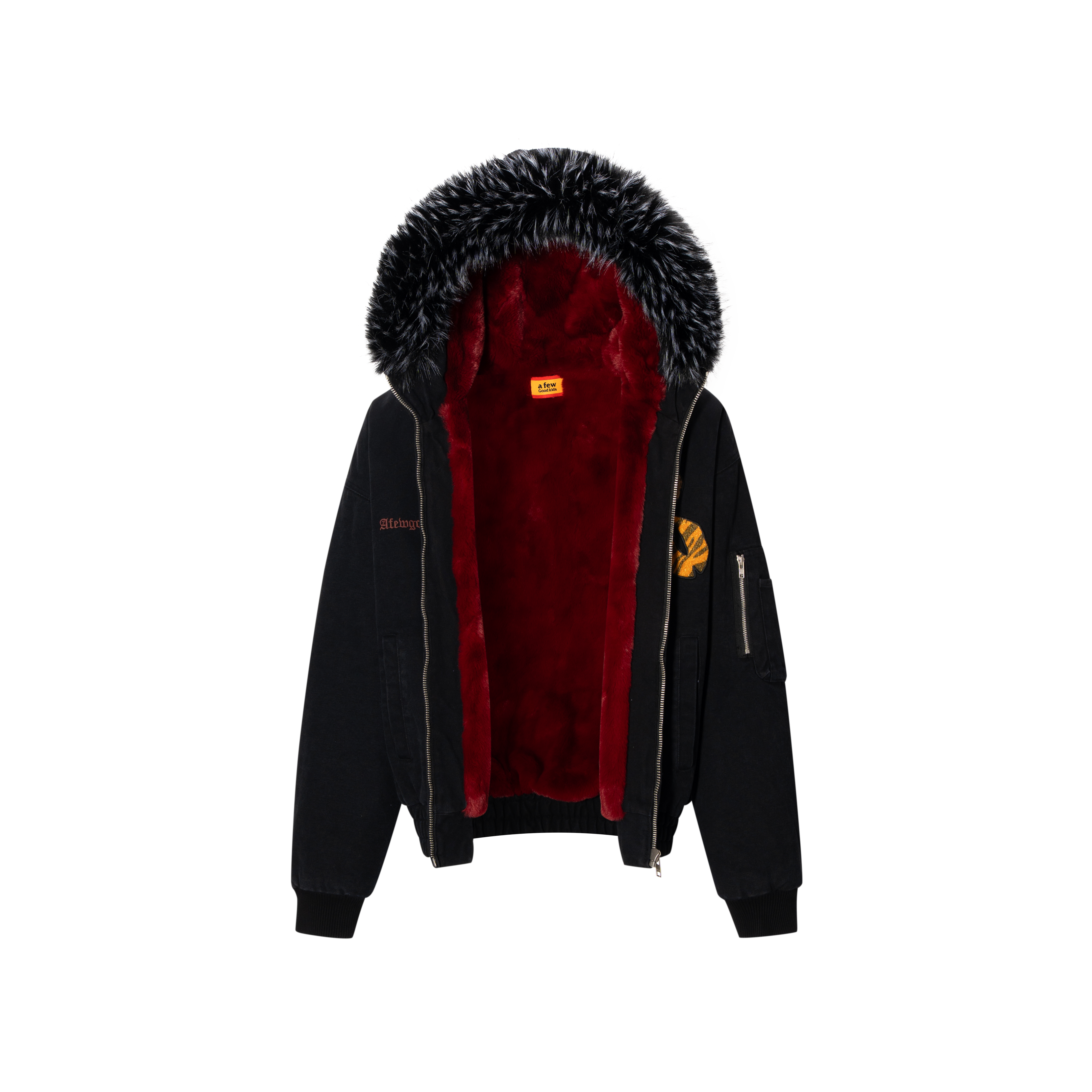 The lottery GT "Fur hooded canvas jacket" The lottery GT "Fur hooded canvas jacket"